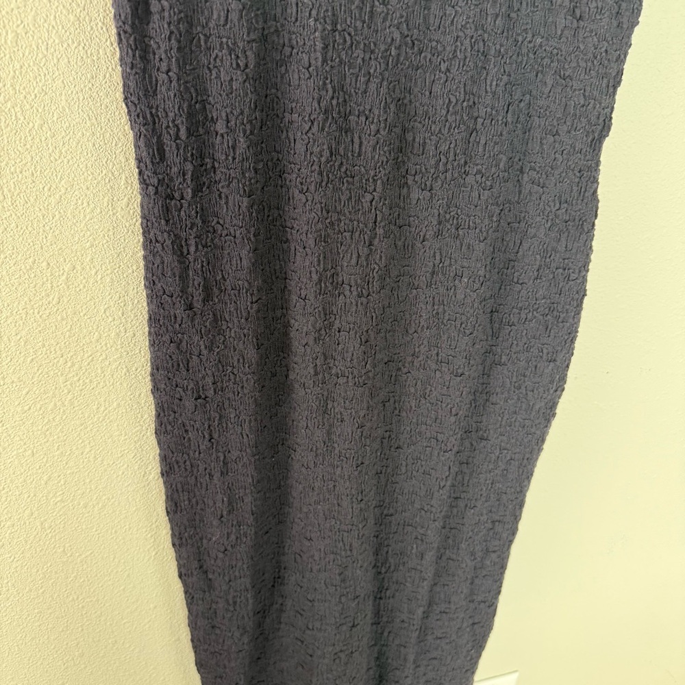 Vince Square Neck Textured Tank Dress Black Business Casual Party Women’s Medium - Picture 5 of 13